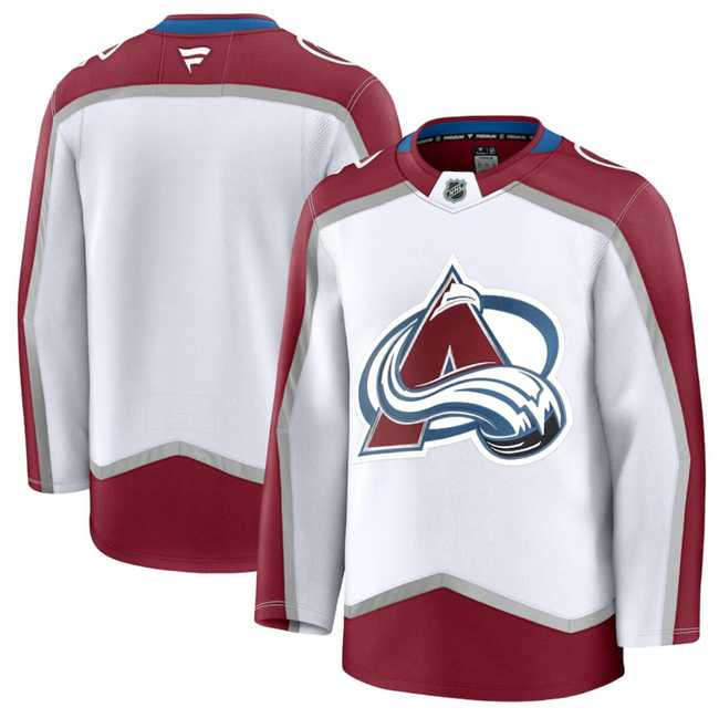Men's Colorado Avalanche Custom White 2024-25 Away Stitched Jersey,We sell and wholesale Men's Colorado Avalanche Custom White 2024-25 Away Stitched Jersey on line form chian!